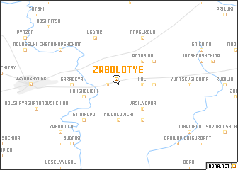 map of Zabolotʼye
