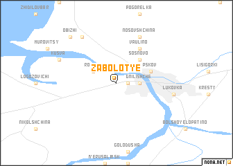 map of Zabolot\