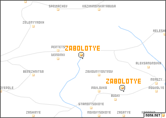 map of Zabolotʼye