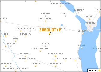 map of Zabolotʼye