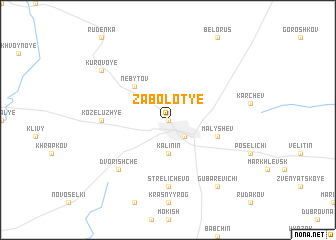 map of Zabolotʼye