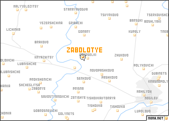 map of Zabolotʼye