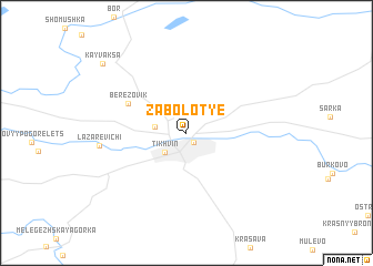map of Zabolot\