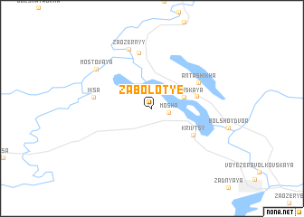 map of Zabolot\