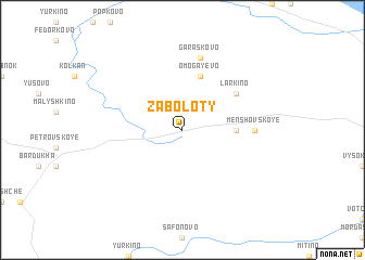 map of Zaboloty