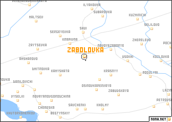 map of Zabolovka