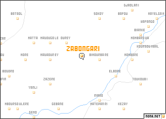 map of Zabongari