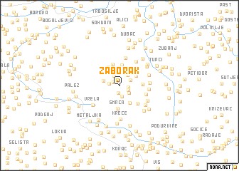 map of Zaborak