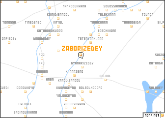 map of Zaborizé Dey