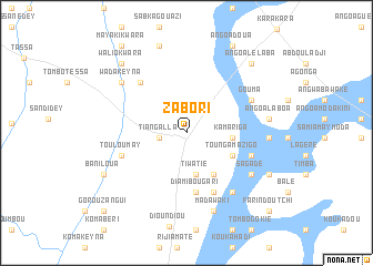 map of Zabori