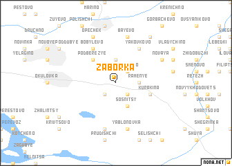 map of Zaborka