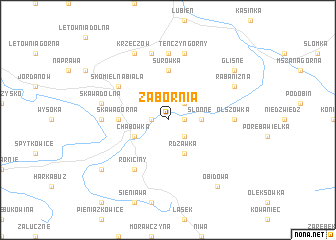 map of Zabornia