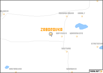 map of Zaborovka