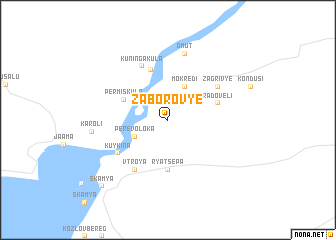 map of Zaborov\