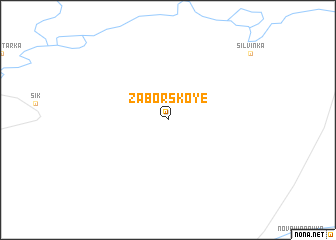 map of Zaborskoye