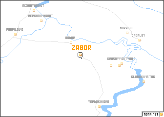 map of Zabor