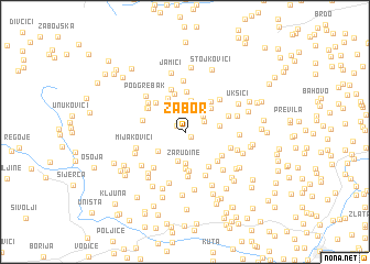 map of Zabor