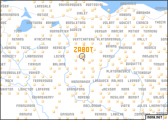 map of Zabot