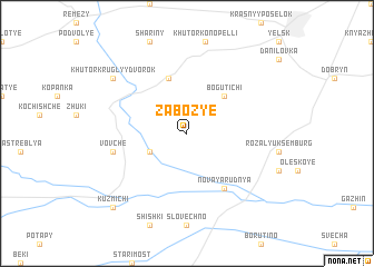 map of Zabozʼye