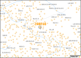 map of Zabrdo