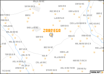 map of Zabrega