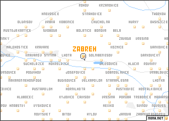 map of Zábřeh