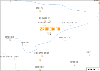 map of Zabrodino