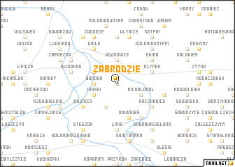 map of Zabrodzie