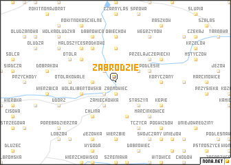 map of Zabrodzie