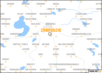map of Zabrodzie
