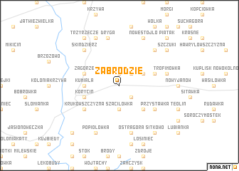 map of Zabrodzie