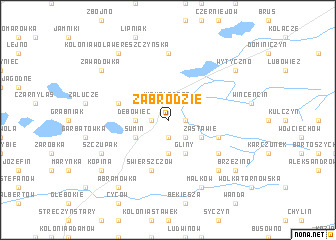 map of Zabrodzie