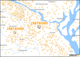 map of Zābta Khān