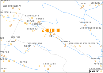 map of Zabţakīn