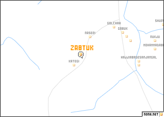 map of Z̧abţūk