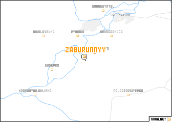 map of Zaburunnyy