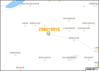 map of Zabuyanʼye