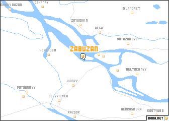 map of Zabuzan