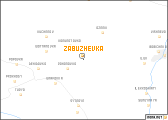 map of Zabuzhevka