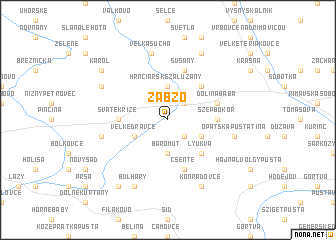 map of Zabzó