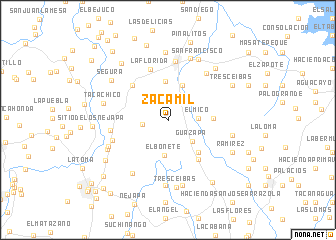 map of Zacamil