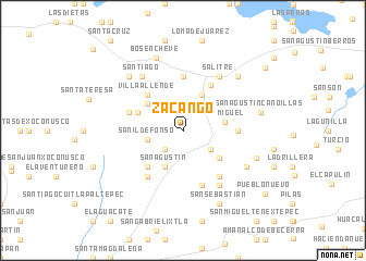 map of Zacango