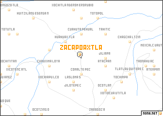 map of Zacapoaxtla