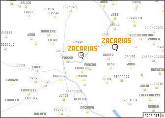 map of Zacarias