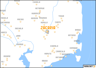 map of Zacaria