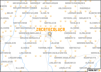 map of Zacatecoluca