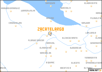 map of Zacate Largo