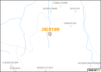 map of Zacatipa