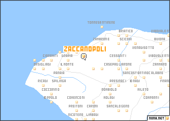 map of Zaccanopoli