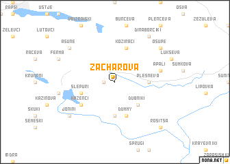 map of Zacharova